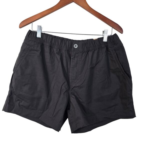Prana Double Peak Shorts Women's 14 Charcoal Outdoorcore Hiking Gorpcore NEW - Picture 1 of 8